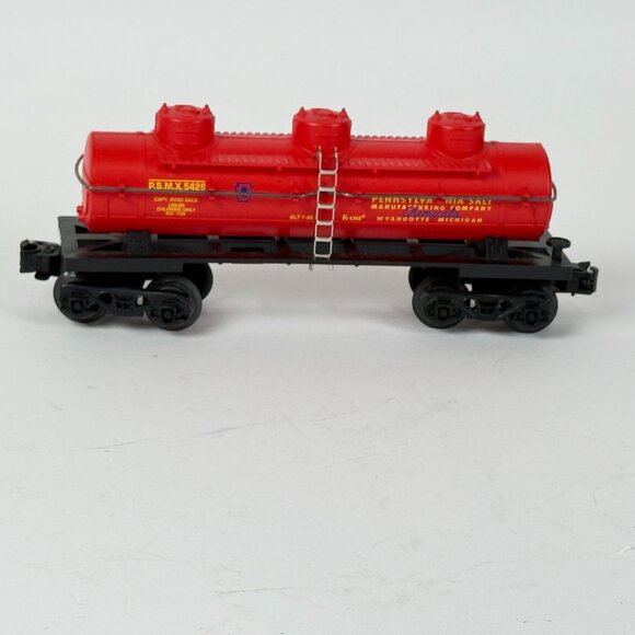 K-Line Electric Train O/027 Gauge PRR Triple Dome Tank Car P.S.M.X. 5426 - Picture 2 of 10